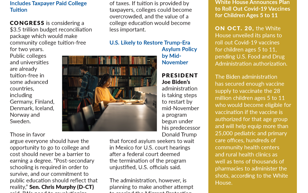 SGAP Newsletter for November 2021 (Social Media Regs & Subminimum Wage)